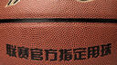 李寧（LI-NING）籃球7號CBA比賽成人室內外訓練兒童青少年中考標準PU七號防滑耐磨 曬單實拍圖