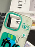 CARE CASE綠色沙發(fā)貓咪自帶支架手機(jī)殼 適用于蘋果 iPhone 17 16 15 14 13 Pro Max 原創(chuàng)設(shè)計(jì) 創(chuàng)意便攜可愛 綠色沙發(fā)貓咪/自帶支架手機(jī)殼 iPhone 16 pro 曬單實(shí)拍圖