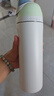 OwalaFreeSip 304不銹鋼彈蓋杯商務(wù)便攜車載辦公保溫杯 白色款 710ml 曬單實(shí)拍圖