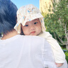 嬰兒帽子韓系春秋季薄款可愛(ài)超萌漁夫帽男女寶寶出游防曬遮陽(yáng)盆帽 卡通小狗 參考3-18個(gè)月/帽圍36-45cm可調(diào)節(jié) 曬單實(shí)拍圖