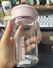 物生物（RELEA）水杯女塑料杯tritan高顏值夏季戶外便攜泡茶杯學(xué)生兒童水杯禮物 曬單實(shí)拍圖