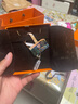 愛(ài)馬仕（HERMES）Mini Pop H項鏈 玫瑰金鏈條橢圓立體琺瑯項鏈送女友節日送禮 黑色H147992F03金色鏈 鏈長(cháng)40cm吊墜0.7*0.9cm 曬單實(shí)拍圖
