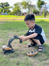 鑫思特（XST）合金遙控挖掘機兒童玩具工程車男孩仿真電動挖土機車勾機生日禮物 曬單實拍圖