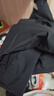 鴨鴨（YAYA）王一博同款冰殼系列戶外極寒羽絨服男士新款長(zhǎng)款情侶加厚女外套 青光黑色【現(xiàn)貨速發(fā)】 XL /180充絨273克 曬單實(shí)拍圖