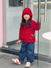 幼歌（YOUGE）嬰幼兒秋季新款活潑草莓柔軟燈籠褲輕盈透氣寬松牛仔褲 牛仔藍（66-90兩用襠） 90 cm 曬單實(shí)拍圖