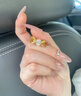 瑞諾黃金蝴蝶結(jié)鴿子蛋戒指女新款足金999小眾戒子指環(huán)七夕禮物送女友 勿拍/精美包裝定金 曬單實(shí)拍圖