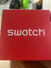 斯沃琪（Swatch）瑞士手表 黑夜繁星鏤空大表盤七夕禮物考試表男女腕表 SB05B113 曬單實拍圖