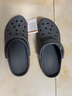 卡駱馳（crocs）貝雅卡駱班運(yùn)動(dòng)Clog男女沙灘鞋CR208268-01W 灰色 41（41-42） 曬單實(shí)拍圖