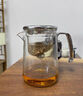 檀源磁吸飄逸杯辦公室泡茶器茶水分離泡茶壺全玻璃內(nèi)膽飄逸壺大容量 多福飄逸杯【銀750ml】 曬單實(shí)拍圖