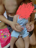 名創(chuàng)優(yōu)品同款 雜物收納筐塑料桌面收納盒廚房櫥柜零食玩具整理筐 奶油色/白色矮款中號(hào) 曬單實(shí)拍圖