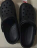 名創(chuàng)優(yōu)品（MINISO）洞洞鞋男女夏季外穿沙灘涼鞋防滑厚底踩屎感包頭涼拖鞋黑色40-41 曬單實拍圖