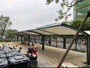 奧立美膜結(jié)構(gòu)車棚汽車停車棚張拉膜景觀棚遮陽(yáng)雨棚充電樁棚小區(qū)自行車棚 白色 曬單實(shí)拍圖