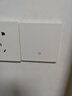 國際電工無線遙控智能雙控免布線面板家用遠程220v臥室隨意貼開關(guān) 一開主機開關(guān)1個+一開隨意貼1個 曬單實拍圖