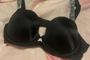 維多利亞的秘密（Victoria's Secret）夏季經(jīng)典水鉆Logo肩帶聚攏無痕文胸內(nèi)褲性感內(nèi)衣禮物套裝送禮 耀夜流光-薄款 80B (36B)+M 曬單實(shí)拍圖