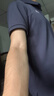 伯希和（Pelliot）戶(hù)外速干polo衫商務(wù)T恤男女速干衣夏季短袖翻領(lǐng)半袖11421507藍L 曬單實(shí)拍圖