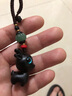 寶佩高檔個(gè)性紫檀木黑檀木綠檀木一鹿有你小鹿汽車(chē)鑰匙扣國風(fēng)吉祥禮品 【黑檀木】一鹿有你 曬單實(shí)拍圖