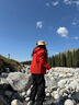 拓路者朱雀沖鋒衣女三合一戶外登山服外套防風(fēng)防水抓絨保暖爬山旅游女款 朱雀紅 抓絨兩件套 L 曬單實拍圖
