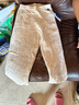 babycare兒童家居服套裝秋冬女童加厚保暖奧粒絨居家服可愛(ài)男童寶寶睡衣 咘咘奶酪白 130cm 曬單實(shí)拍圖