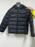 李寧（LI-NING）兒童輕薄羽絨服2025秋冬款鴨絨85%男童青少年防潑水保暖加厚衣服 黑色 （輕薄羽絨服） 160 （充絨量53克） 曬單實(shí)拍圖
