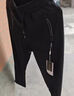 羅蒙（ROMON）休閑褲男直筒加絨保暖男冬季百搭舒適休閑長(cháng)褲2268-1黑色185 曬單實(shí)拍圖
