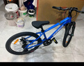 京東京造22英寸青少年兒童自行車學生山地車7速禧瑪諾碟剎生日禮物藍色 曬單實拍圖