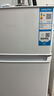 海爾（Haier）88升小冰箱冰箱雙開(kāi)門(mén)小戶(hù)型迷你家用租房宿舍辦公室節能省電BCD-88GHTMZ0WV家電國家補貼15% 曬單實(shí)拍圖