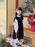 G.DUCKKIDS小黃鴨童裝女童連衣裙秋裝2025新款洋氣兒童裙子春秋季寶寶兩件套 圖片色 110 建議4~5歲【100-110cm】cm 曬單實(shí)拍圖