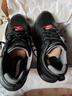 斯凱奇（Skechers）男士運(yùn)動(dòng)皮鞋軟底足弓支撐運(yùn)動(dòng)鞋系帶紳士商務(wù)鞋 BLK黑色 41 曬單實(shí)拍圖