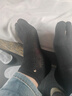 浪莎五指襪子男秋季薄純棉透氣網(wǎng)眼抗菌防臭腳氣男士黑色分腳趾頭短襪 曬單實(shí)拍圖