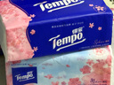得寶（TEMPO）一博同款 抽紙 櫻花味4層90抽*4包 濕水不易破 餐巾紙 衛(wèi)生紙 曬單實(shí)拍圖