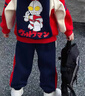 G.DUCKKIDS童裝聯(lián)名奧特曼男童套裝春秋帥氣小男孩衣服兒童外套運動(dòng)裝兩件套 藏青色 130 cm 曬單實(shí)拍圖