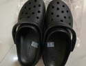 卡駱馳（crocs）經(jīng)典云朵Clog女沙灘洞洞鞋涼拖鞋206750 206750-001  37  曬單實(shí)拍圖
