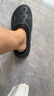 名創(chuàng)優(yōu)品（MINISO）洞洞鞋男士夏季外穿防滑厚底eva踩屎感涼鞋防臭海邊沙灘包頭拖鞋 曬單實(shí)拍圖