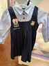 可英 GOWINBABY女童學(xué)院風(fēng)連衣裙時(shí)尚朱迪兔子警官衣服兒童jk套裝裙夏季新款裙子 藍(lán)色秋季套裝（加領(lǐng)帶） 100 （適合身高90cm-100cm） 曬單實(shí)拍圖