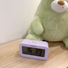 擎晨德國鬧鐘智能強力叫醒電子學(xué)生專(zhuān)用充電起床神器男女孩鬧鈴定時(shí)器 熏衣紫語(yǔ)音+星期+三組鬧鈴電池款 曬單實(shí)拍圖