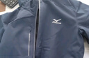 美津濃（MIZUNO）戶(hù)外夾克男連帽梭織印花透氣情侶鋒衣外套上衣 曬單實(shí)拍圖