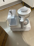 美菱（MeiLing）恒溫水壺嬰兒二合一溫奶器恒溫壺家用寶寶暖奶器多功能恒溫調奶器 7合1+雙瓶暖奶+ 1500ml 【白色】 曬單實(shí)拍圖
