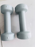 Keep 彩色浸塑啞鈴 男士女士家用健身肌肉手臂塑形輕重量水藍 2kg*2 曬單實(shí)拍圖