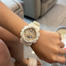 卡西歐（CASIO）手表女士G-SHOCK防水運(yùn)動學(xué)生電子表七夕禮物GMA-S110ST-7APR 曬單實拍圖