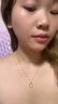 中國黃金愛(ài)心黃金項鏈女足金吊墜教師節禮物送女老師老婆生日2025新款 【京速達】足金心中有吊墜+K金鏈 曬單實(shí)拍圖