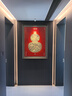 古歌空間 焦點(diǎn)藝術(shù)玄關(guān)墻裝飾畫(huà)福祿臨門(mén)掛畫(huà)新中式葫蘆裝飾畫(huà)餐廳背景墻圓形銅彩畫(huà) 福祿臨門(mén)【聚?！?00*1200mm 黑胡桃實(shí)木畫(huà)框 銅彩燒工藝+黃銅畫(huà)芯+包安裝 曬單實(shí)拍圖