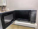美的（Midea）微波爐烤箱一體機變頻家用微波爐900W微烤一體23升平板加熱殺菌易清潔X3-233A金色 曬單實(shí)拍圖