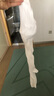 棉武器過膝長筒襪子女士黑白色春秋夏季薄款女式長筒襪子拼接過膝堆堆襪 曬單實(shí)拍圖
