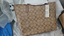 蔻馳（COACH）奢侈品TOTE女包單肩拉鏈托特包4455【品牌授權(quán)】七夕情人節(jié)禮物 曬單實拍圖