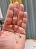 COISE黃金手鏈腳鏈999足金腳鏈女款轉(zhuǎn)運(yùn)珠珍珠足飾品七夕禮物送女友 心語(yǔ)星愿足金腳鏈 配送證書(shū) 曬單實(shí)拍圖