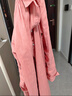 無(wú)印良品（MUJI）女式 漢麻水洗長(cháng)袖襯衫連衣裙 女裝裙子長(cháng)裙25年夏季寬松BC2N5A5S 粉紅色 M （160/84A） 曬單實(shí)拍圖