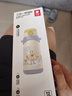 babycare三合一兒童保溫杯水杯嬰兒寶寶學飲杯吸管杯幼兒園溫水壺帶背帶 淺嗬綠 600ml 一杯三蓋送杯套 曬單實拍圖