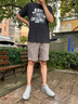 愛步（ECCO）休閑板鞋男 25年秋季新款簡約拼色休閑鞋運(yùn)動(dòng)男鞋 街頭球鞋539834 鴿子灰53983455915 43 曬單實(shí)拍圖