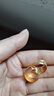 周六福（ZLF）七夕禮物  黃金耳飾女款足金999車花耳釘耳環(huán) 計價 3.64g 曬單實拍圖