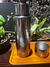 純鈦保溫杯雙層鈦高顏值大容量便攜水杯商務(wù)茶水分離保溫鈦杯茶杯 500ml【結(jié)晶銀】 曬單實(shí)拍圖